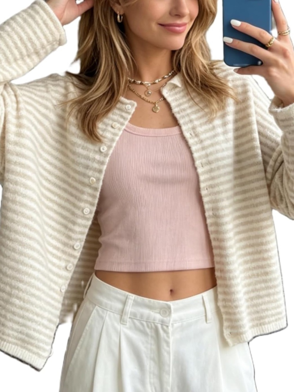 NWOT Everyday Button-Up Loose Fit Cardigan